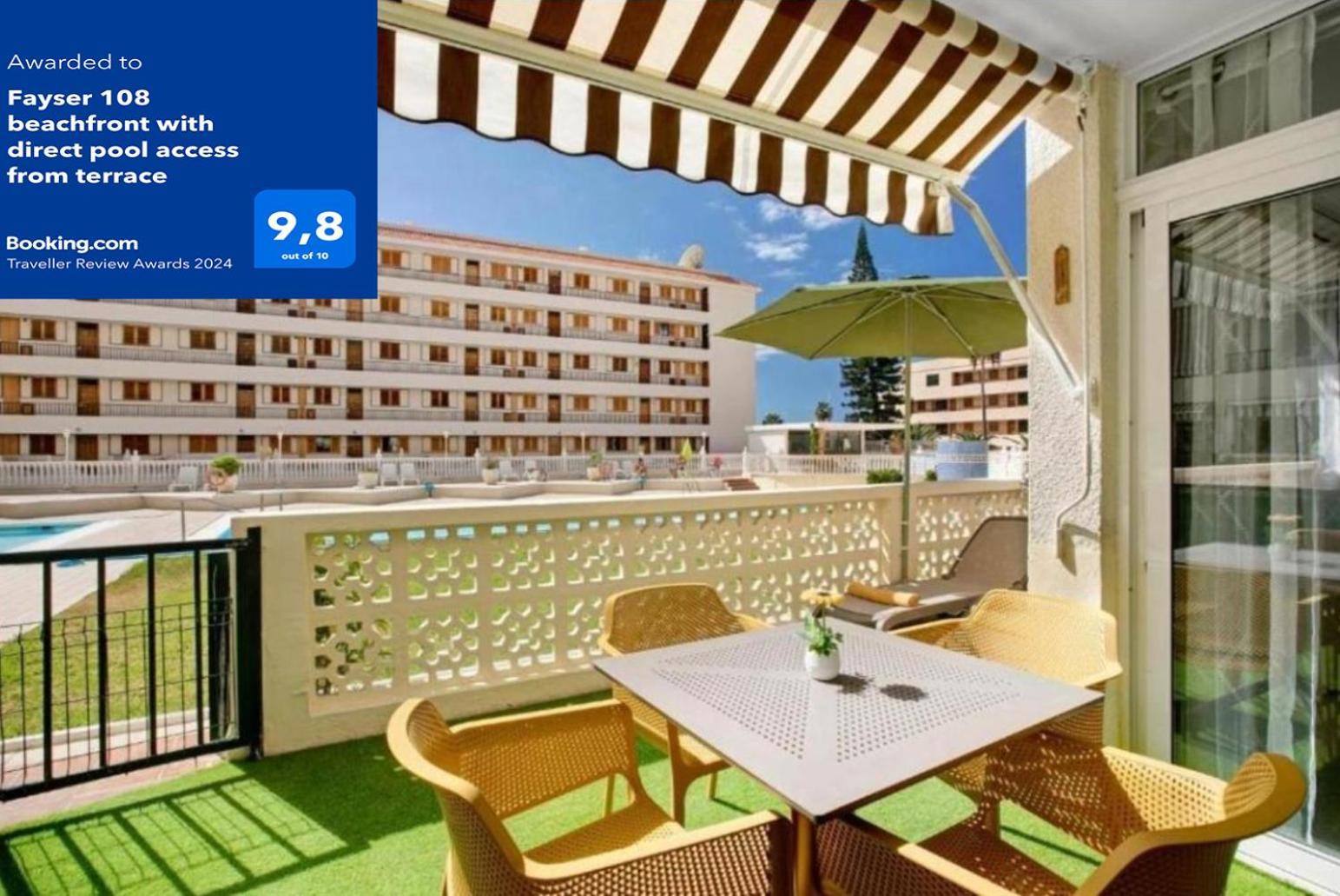 Fayser 108 Beachfront With Direct Pool Access From Terrace Arona (Tenerife) Exterior foto