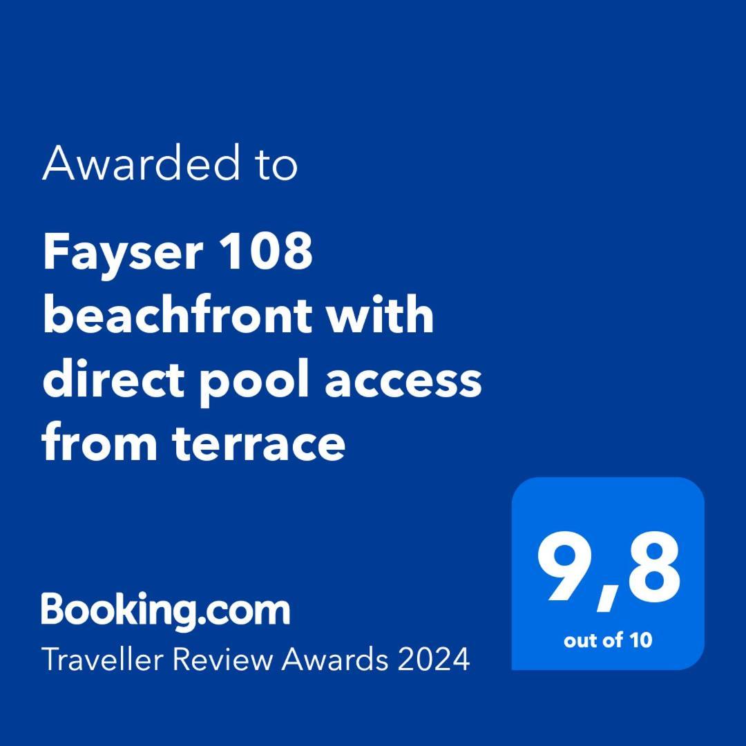 Fayser 108 Beachfront With Direct Pool Access From Terrace Arona (Tenerife) Exterior foto